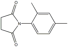 1-(2,4-dimethylphenyl)-2,5-pyrrolidinedione Struktur