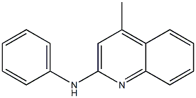 4-methyl-N-phenyl-2-quinolinamine Struktur