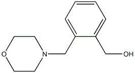 [2-(morpholin-4-ylmethyl)phenyl]methanol Struktur