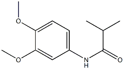 N-(3,4-dimethoxyphenyl)-2-methylpropanamide Struktur