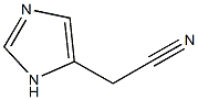 1H-imidazol-5-ylacetonitrile Struktur