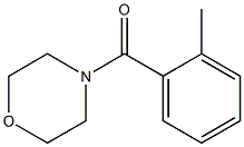 4-(2-methylbenzoyl)morpholine Struktur