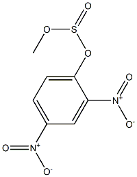 2,4-bisnitrophenyl methyl sulfite Struktur