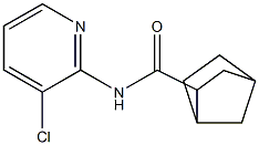 N-(3-chloro-2-pyridinyl)bicyclo[2.2.1]heptane-2-carboxamide Struktur