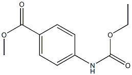 methyl 4-[(ethoxycarbonyl)amino]benzoate Struktur