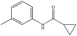 N-(3-methylphenyl)cyclopropanecarboxamide Struktur