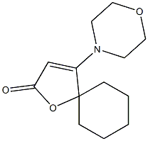 4-(4-morpholinyl)-1-oxaspiro[4.5]dec-3-en-2-one Struktur