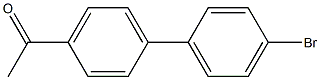 4-Bromo-4'-acetyldiphenyl Struktur