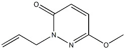 2-allyl-6-methoxypyridazin-3(2H)-one Struktur