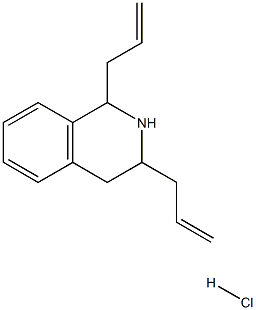 1,3-diallyl-1,2,3,4-tetrahydroisoquinoline hydrochloride Struktur