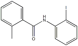 N-(2-iodophenyl)-2-methylbenzamide Struktur