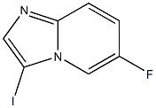 6-fluoro-3-iodoimidazo[1,2-a]pyridine Struktur