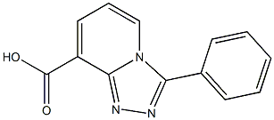 3-phenyl[1,2,4]triazolo[4,3-a]pyridine-8-carboxylic acid Struktur