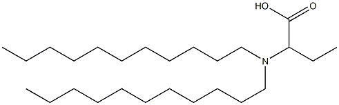 2-(Diundecylamino)butyric acid Struktur