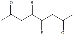 4,5-Bisthioxo-2,7-octanedione Struktur