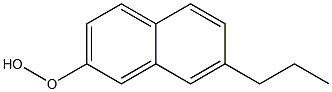 7-Propyl-2-naphtyl hydroperoxide Struktur