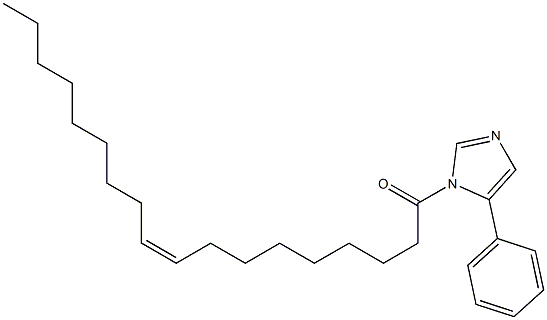 1-[(9Z)-9-Octadecenoyl]-5-phenyl-1H-imidazole Struktur