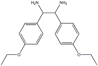 1,2-Bis(4-ethoxyphenyl)ethane-1,2-diamine Struktur