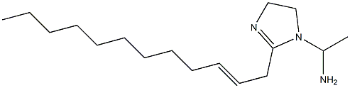 1-(1-Aminoethyl)-2-(2-dodecenyl)-2-imidazoline Struktur