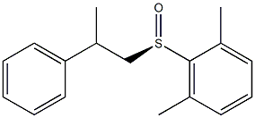 2,6-Dimethylphenyl[(R)-2-phenylpropyl] sulfoxide Struktur