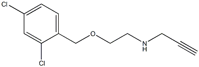 N-(2-Propynyl)-2-(2,4-dichlorobenzyloxy)ethanamine Struktur