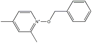 2,4-Dimethyl-1-(benzyloxy)pyridinium Struktur