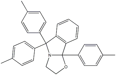 2,3,5,9b-Tetrahydro-5,5,9b-tris(4-methylphenyl)oxazolo[2,3-a]isoindole Struktur