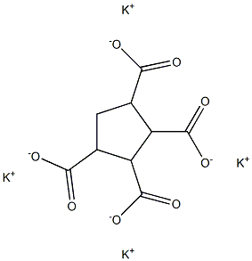 1,2,3,4-Cyclopentanetetracarboxylic acid tetrapotassium salt Struktur