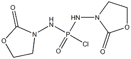 Bis(2-oxo-3-oxazolidinylamino)chlorophosphine oxide Struktur