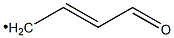 3-Formyl-2-propenyl radical Struktur