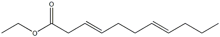 3,7-Undecadienoic acid ethyl ester Struktur