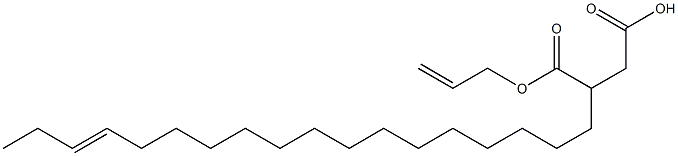 3-(15-Octadecenyl)succinic acid 1-hydrogen 4-allyl ester Struktur