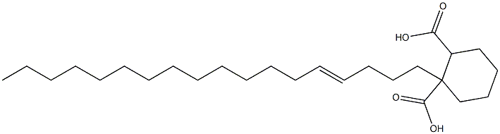 Cyclohexane-1,2-dicarboxylic acid hydrogen 1-(4-octadecenyl) ester Struktur