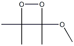 3-Methoxy-3,4,4-trimethyl-1,2-dioxetane Struktur