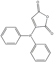 2-(Diphenylphosphino)maleic anhydride Struktur