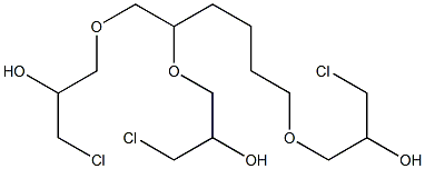 1,2,6-Tris(3-chloro-2-hydroxypropoxy)hexane Struktur