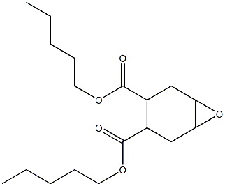 7-Oxabicyclo[4.1.0]heptane-3,4-dicarboxylic acid dipentyl ester Struktur