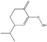 p-Mentha-1(7),2-dien-2-yl hydroperoxide Struktur