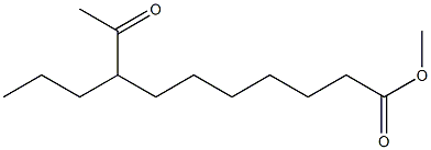 8-Propyl-9-oxodecanoic acid methyl ester Struktur