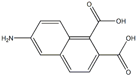 6-Amino-1,2-naphthalenedicarboxylic acid Struktur