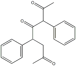 3,5-Diphenyl-2,4,7-octanetrione Struktur