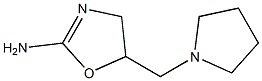 2-Amino-5-[(1-pyrrolidinyl)methyl]-2-oxazoline Struktur