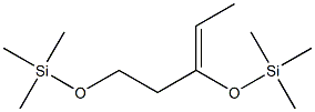 (Z)-3,5-Bis[(trimethylsilyl)oxy]-2-pentene Struktur