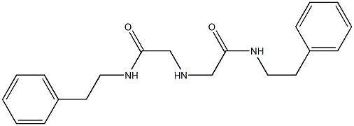 N,N'-Bis(2-phenylethyl)[2,2'-iminobis(ethanamine)] Struktur