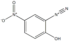 2-Hydroxy-5-nitrobenzenediazonium Struktur