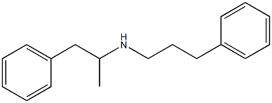 1-Phenyl-2-(3-phenylpropylamino)propane Struktur