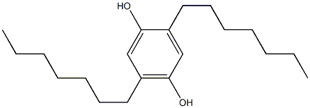 2,5-Diheptylhydroquinone Struktur