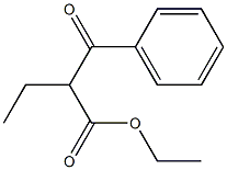 2-Benzoylbutyric acid ethyl ester Struktur