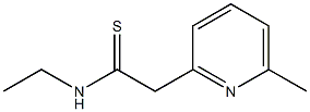 N-Ethyl-6-methyl-2-pyridinethioacetamide Struktur