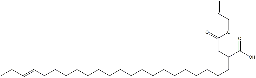 2-(19-Docosenyl)succinic acid 1-hydrogen 4-allyl ester Struktur